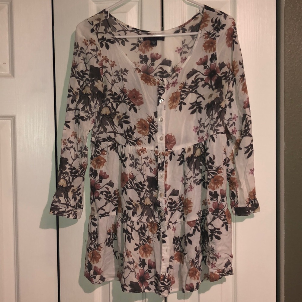 Kendall and Kylie Babydoll Floral dress